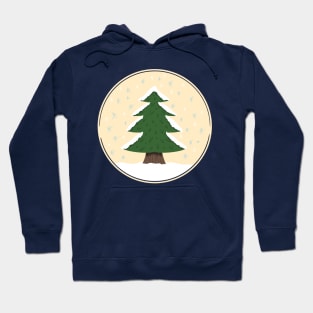 Snowy Christmas Tree Hoodie